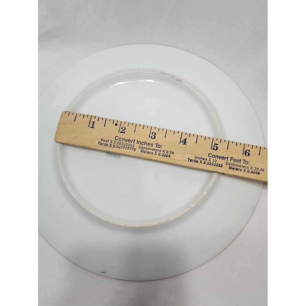 Thomas Sevres Bavaria Porcelain Floral Plate Gold Trim ~8 in Round Decorative - Picture 6 of 10